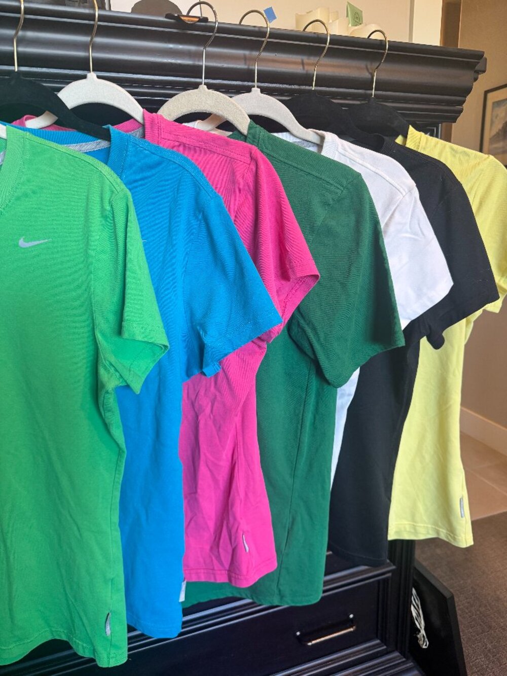 Nike Drifit Cotton Womens T-Shirts Multi Colors Lot of 7